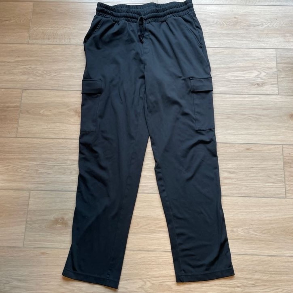 Mondetta Performance Luxury Mens Black Cargo Jogger Pants Size M Stretch